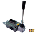 Comando Hidráulico Monobloco 40 lpm, manual 1 alavanca retorno por mola.