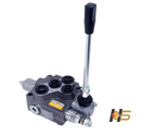 Comando Hidráulico Monobloco 50 lpm, manual 1 alavanca retorno por mola.