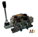 Comando Hidráulico Modular 100 lpm, manual 1 alavanca retorno por mola.