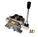 Comando Hidráulico Modular 60 lpm, manual 1 alavancas retorno por mola.