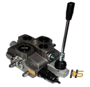 Comando Hidráulico Modular 160 lpm, manual 1 alavancas retorno por mola.