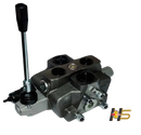 Comando Hidráulico Modular 160 lpm, manual 1 alavancas retorno por mola.