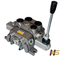 Comando Hidráulico Modular 100 lpm, manual 1 alavanca retorno por mola.